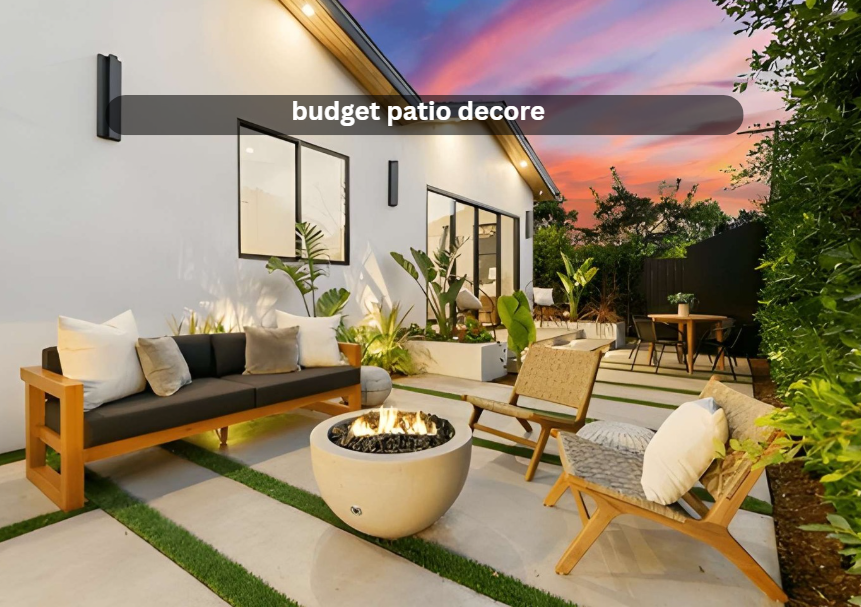 budget patio decore